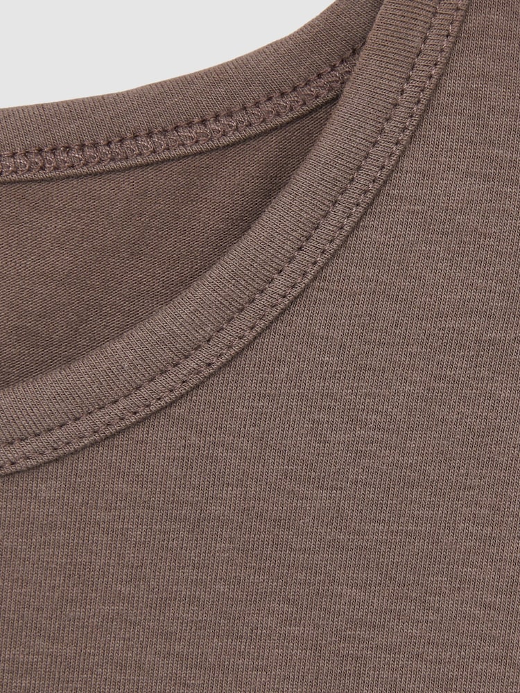Reiss Mink Jolie Stretch-Cotton Crew-Neck T-Shirt - Image 6 of 6
