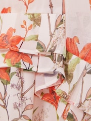 Estampado rosa - Reiss Luni Chiffon Tiered Dress - Imagen 4 de 4
