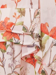 Estampado rosa - Reiss Luni Chiffon Tiered Dress - Imagen 4 de 4