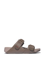 FitFlop Brown Gogh Moc Sandals In Leather - Image 1 of 4