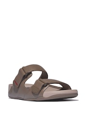FitFlop Brown Gogh Moc Sandals In Leather - Image 2 of 4