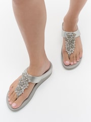 FitFlop  Fino Bauble Bead Toe Post Sandals - Image 1 of 6