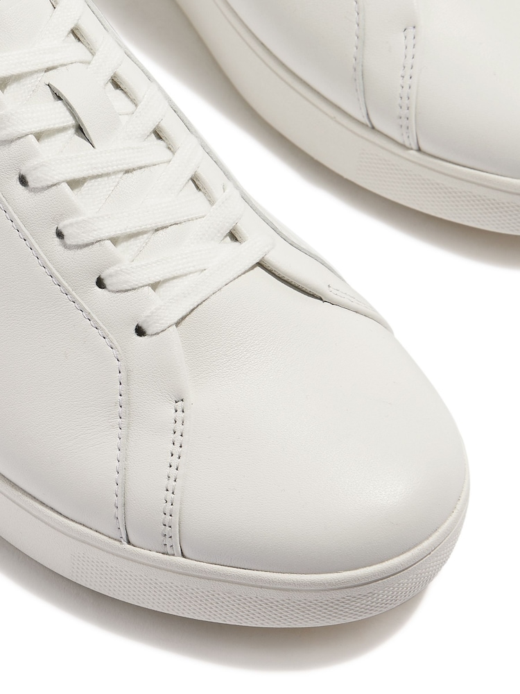 Черный - FitFlop Rally Crystal Backtab Leather Sneakers - Image 5 of 5