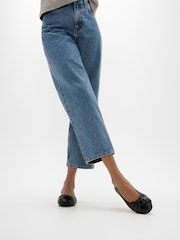 FitFlop Delicato Soft-twist Leather Ballet Black Flats - Image 1 of 5