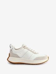 Fitflop F-Mode Flow Fabric Suede Leather Trainers - Image 1 of 1