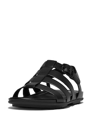 FitFlop Gracie Rubber-Buckle Leather Fisherman Sandals - Image 3 of 5