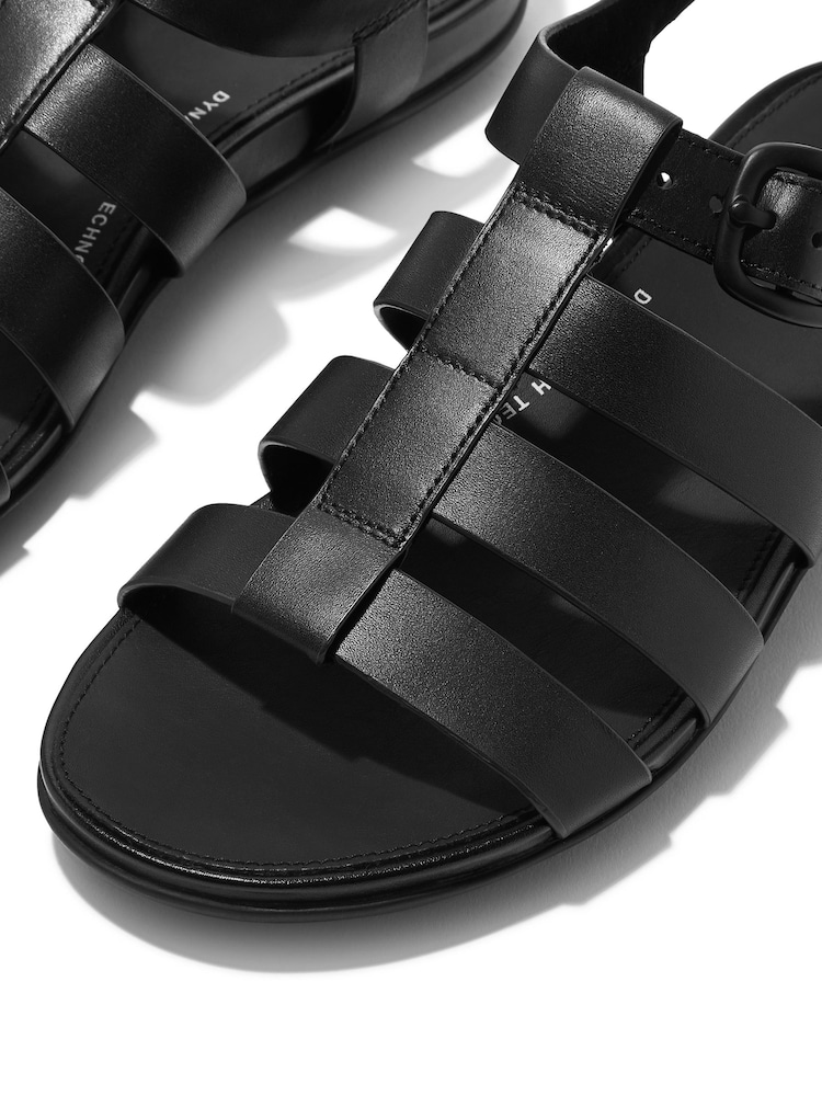 FitFlop Gracie Rubber-Buckle Leather Fisherman Sandals - Image 5 of 5