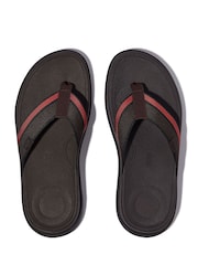 Fitflop Mens Blue F-mode Go Tonal-Edge Webbing Toe-Post Sandals - Image 3 of 4