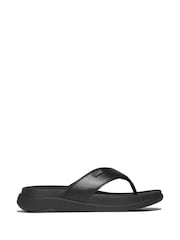 FitFlop Mens F-Mode Go Toe-Post Black Sandals - Image 2 of 5
