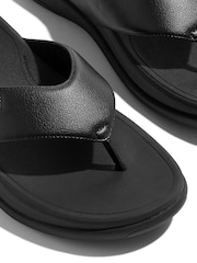 FitFlop Mens F-Mode Go Toe-Post Black Sandals - Image 5 of 5