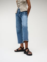 FitFlop Red F-mode Go Adj Webbing Flatform Z-strap Sandals - Image 5 of 5