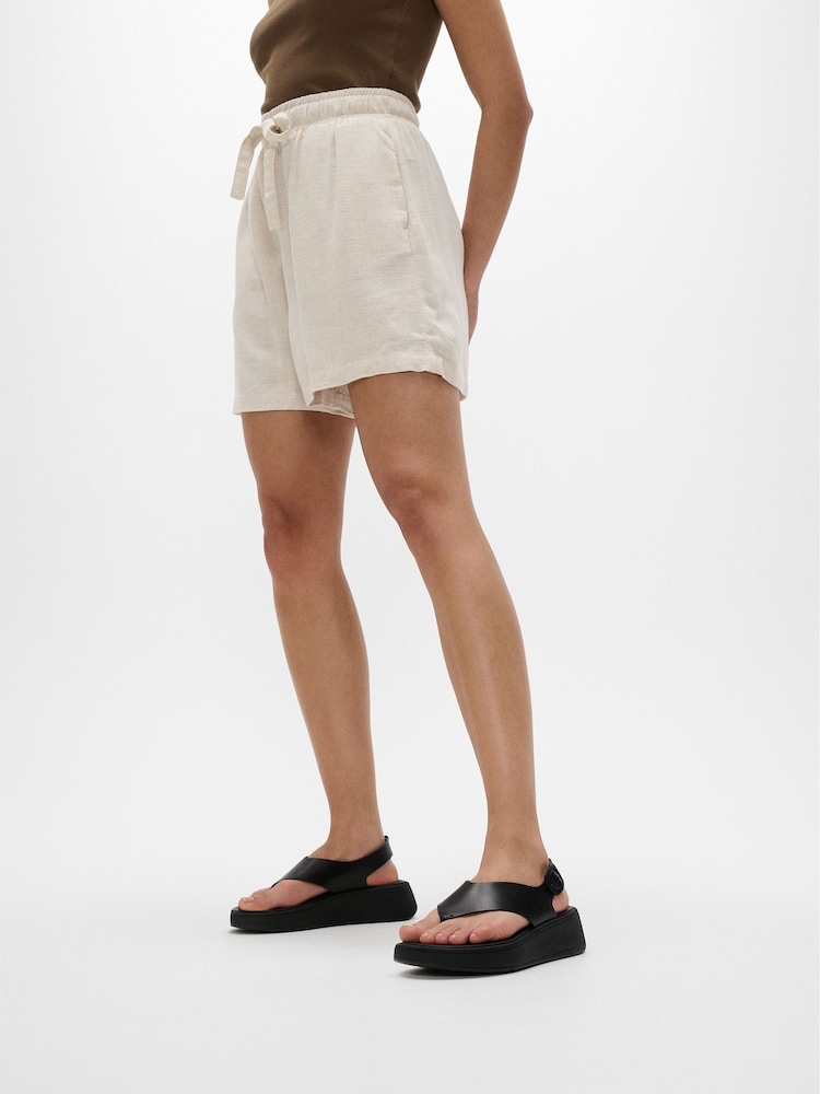FitFlop F-Mode Leather Flatform Back-Strap T-Post Black Sandals - Image 5 of 5