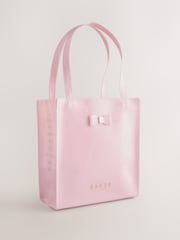 Baker by Ted Baker Girls Back to School Bow Vinyl Icon Tote Bag - Image 1 of 6