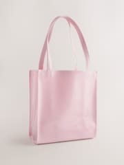 Baker by Ted Baker Girls Back to School Bow Vinyl Icon Tote Bag - Image 2 of 6