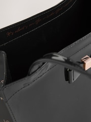 Baker by Ted Baker Girls Back to School Bow Vinyl Icon Tote Bag - Image 6 of 7