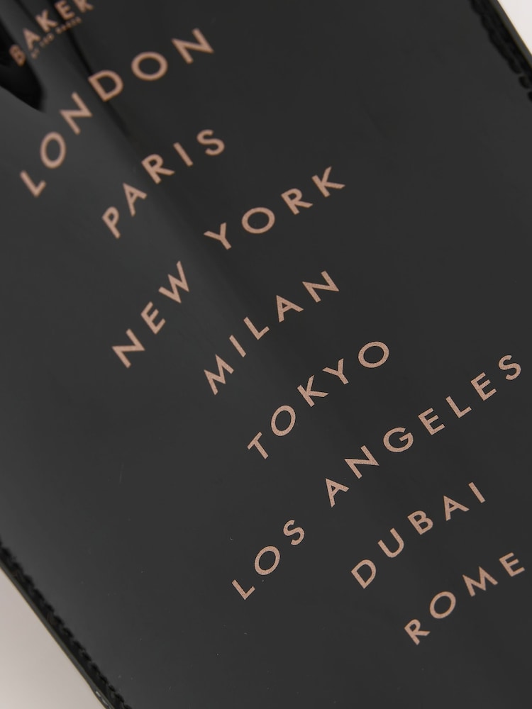 Baker by Ted Baker Girls Back to School Bow Vinyl Icon Tote Bag - Image 7 of 7