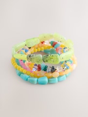 Multicoloured Beaded Stretch Bracelet - Image 2 of 4