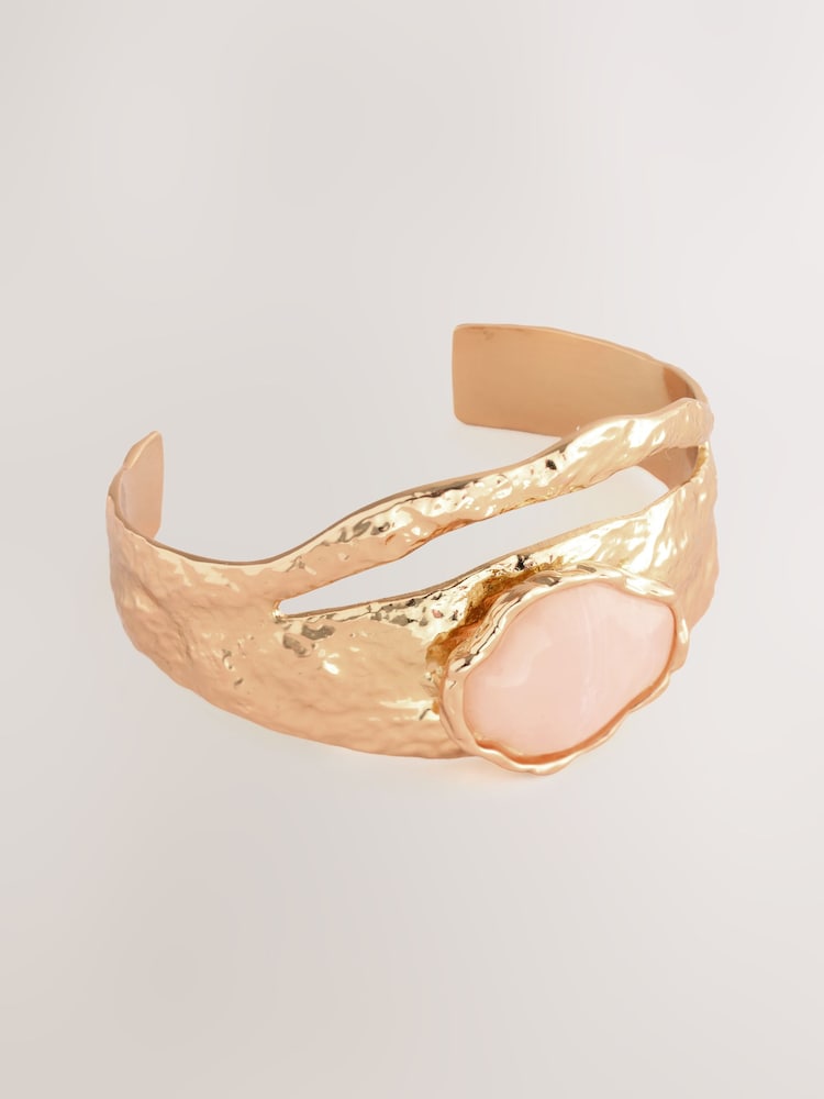 Gold Tone Cuff Bracelet - Image 2 of 4