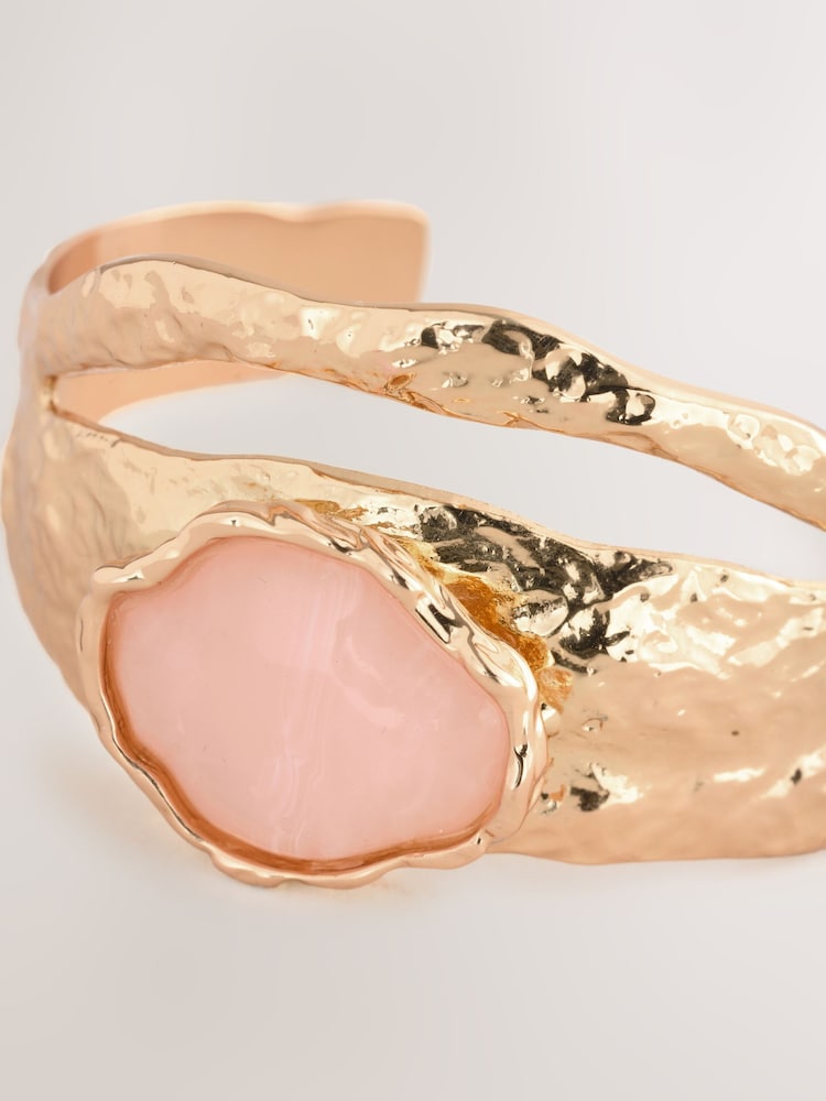 Gold Tone Cuff Bracelet - Image 4 of 4