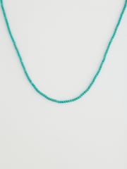 Turquoise Blue Mini Beaded Necklace - Image 4 of 6