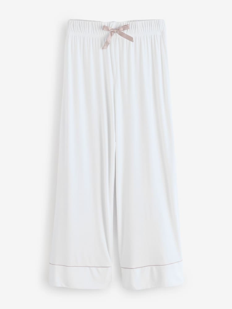 Jim Jam the Label Traditional White Pyjamas Set - Image 3 of 3