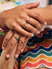 Gold Tone Stacking Rings Multipack - Image 1 of 2