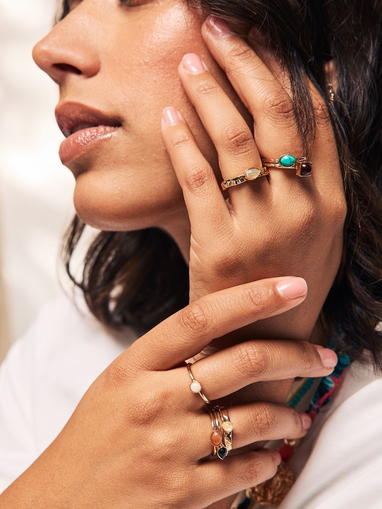 Gold Tone Stacking Rings Multipack - Image 2 of 2