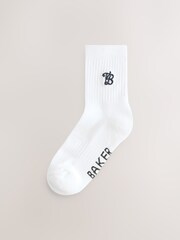 Baker by Ted Baker Boys Embroidered Logo Socks 2 pack - Image 2 of 5