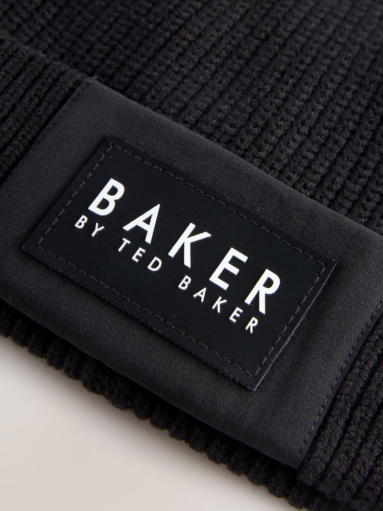 Baker by Ted Baker Boys Beanie and Gloves Set - Image 2 of 6 Baker by Ted Baker Boys Beanie and Gloves Set - Image 2 of 6