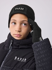 Baker by Ted Baker Boys Beanie and Gloves Set - Image 5 of 6