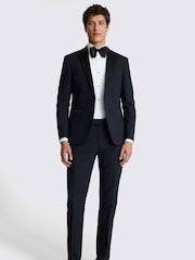 MOSS Blue Slim Fit Midnight Jacket - Image 2 of 5