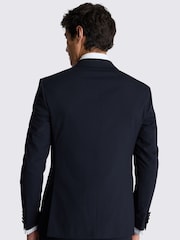 MOSS Blue Slim Fit Midnight Jacket - Image 4 of 5