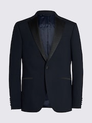 MOSS Blue Slim Fit Midnight Jacket - Image 5 of 5