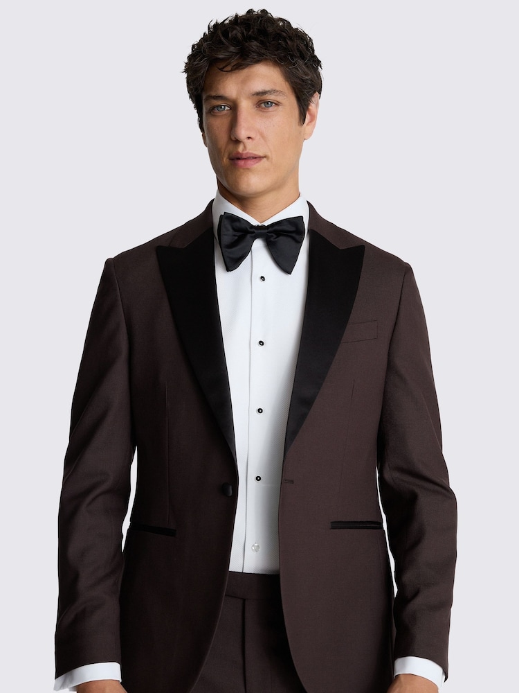 MOSS Red Slim Fit Claret Jacket - Image 1 of 5