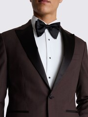 MOSS Red Slim Fit Claret Jacket - Image 3 of 5