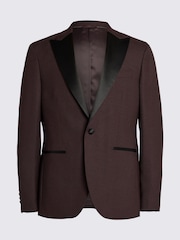 MOSS Red Slim Fit Claret Jacket - Image 5 of 5