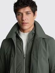 MOSS Green Car Coat With Gilet - Image 4 of 5