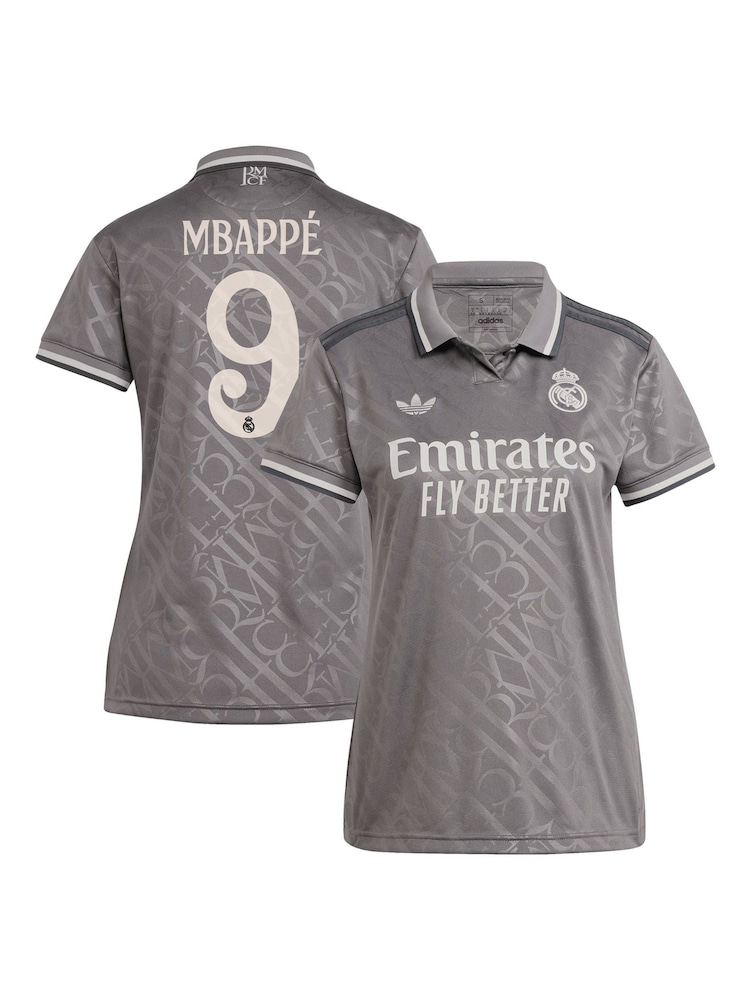 adidas Womens Real Madrid Third Shirt 2024-25 Mbappe 9 - Image 1 of 3