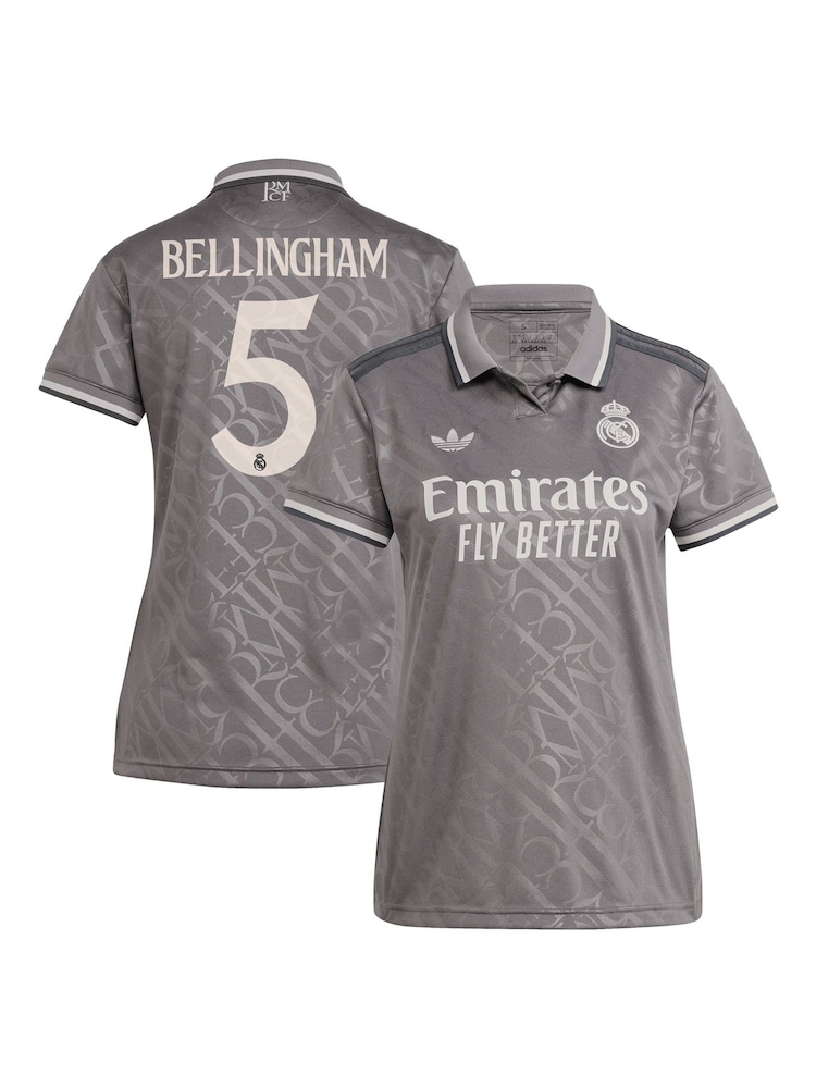 adidas Womens Real Madrid Third Shirt 2024-25 Bellingham 5 - Bild 1 von 3 adidas Womens Real Madrid Third Shirt 2024-25 Bellingham 5 - Bild 1 von 3
