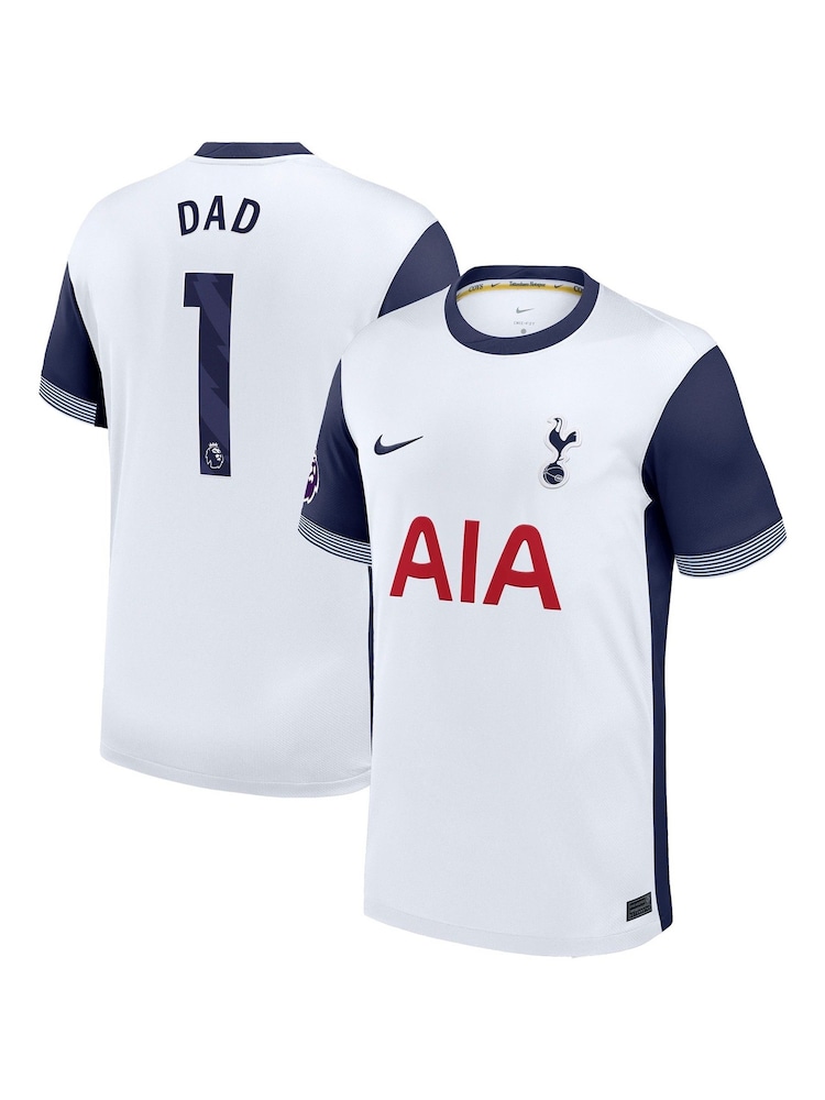 Nike White Tottenham Hotspur Home Stadium Shirt 2024-25 Dad 1 - Image 1 of 3