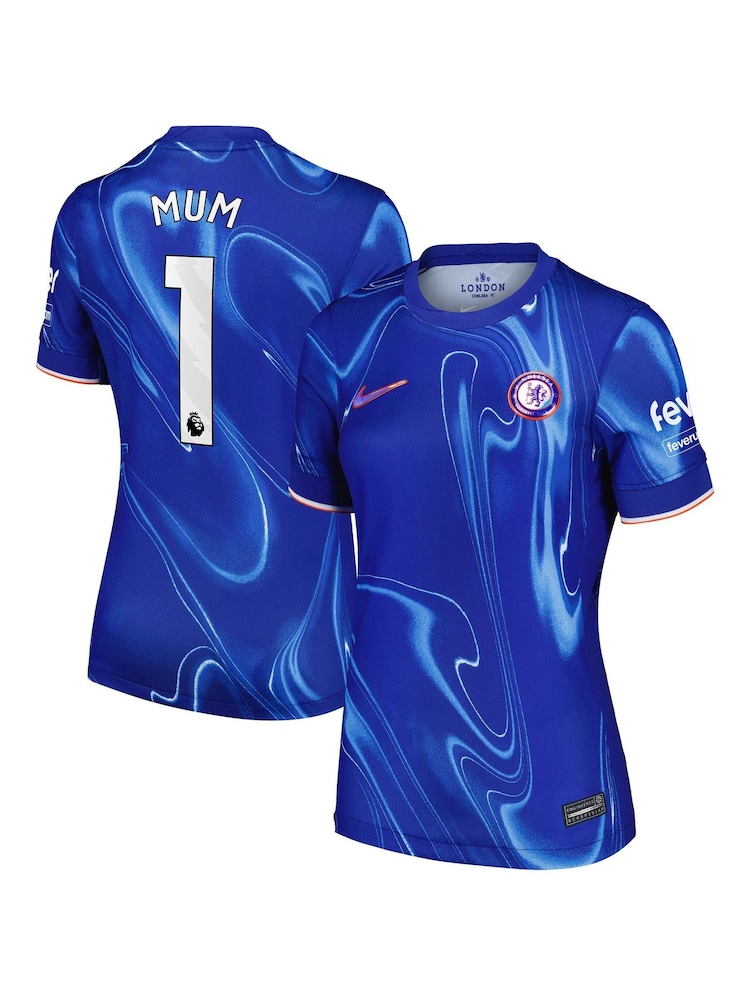 Nike Blue Womens Mum Chelsea Home Stadium Shirt 2024-25 - Image 1 of 3