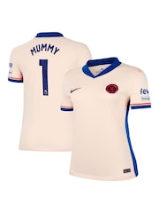 Nike Cream Womens Mummy Chelsea Away Stadium Shirt 2024-25 - Image 1 of 3
