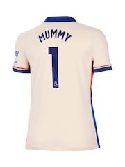 Nike Cream Womens Mummy Chelsea Away Stadium Shirt 2024-25 - Image 3 of 3