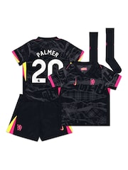 Nike Black Little Kids Palmer Chelsea Third Stadium Kit 2024-25 - Image 2 of 3