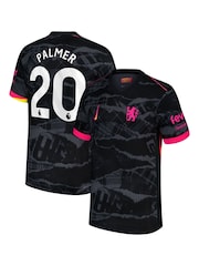 Nike Black Dri Fit Chelsea Adv Third Match Shirt 2024-25 Palmer 20 - Image 1 of 3