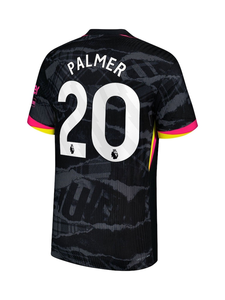 Nike Black Dri Fit Chelsea Adv Third Match Shirt 2024-25 Palmer 20 - Image 3 of 3
