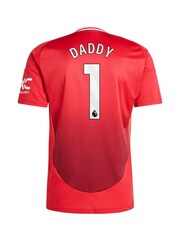 adidas Manchester United Home Shirt 2024-25 Daddy 1 - Image 2 of 3