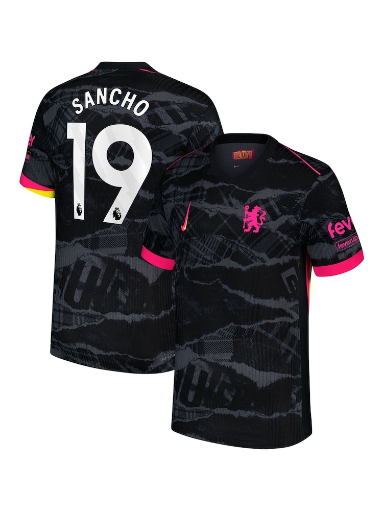 Nike Black Dri Fit Sancho Chelsea Adv Third Match Shirt 2024-25 - Image 1 of 3