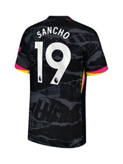Nike Black Dri Fit Sancho Chelsea Adv Third Match Shirt 2024-25 - Image 3 of 3