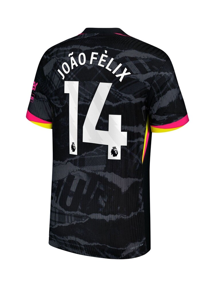 Nike Black Dri-Fit Joao Felix Chelsea Adv Third Match Shirt 2024-25 - Image 3 of 3